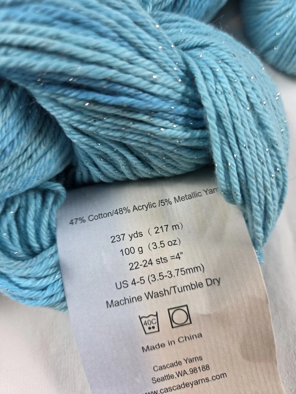 Cascade Sunseeker Multis 120 Yarn Cotton Blend 4 Hanks